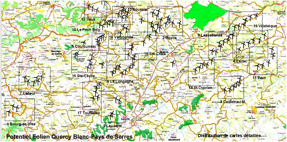 Carte de synthèse - étude